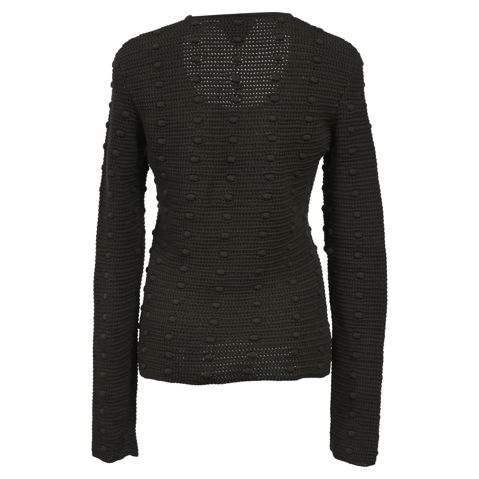 Bottega Veneta Knitted Jumper in Green Cotton