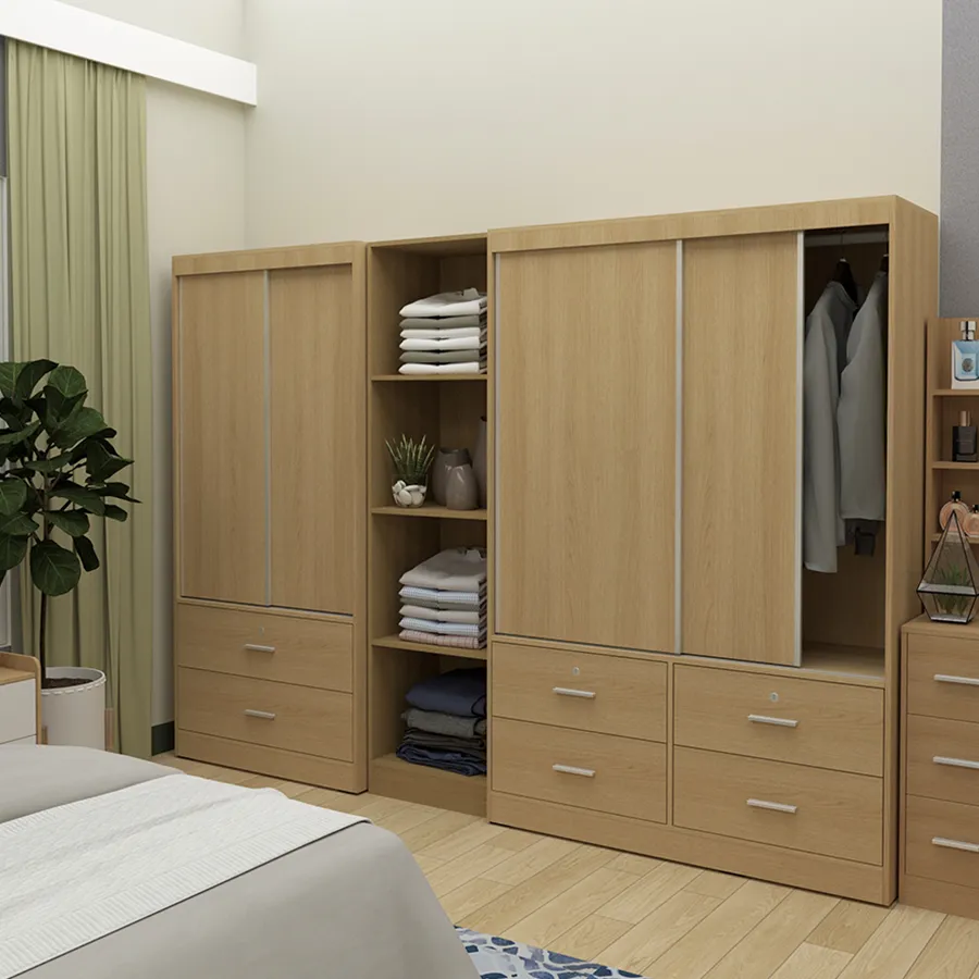 Brendle 120 cm Sliding Wardrobe