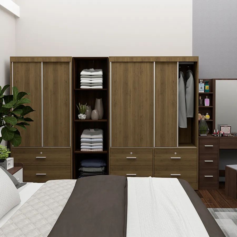 Brendle 120 cm Sliding Wardrobe