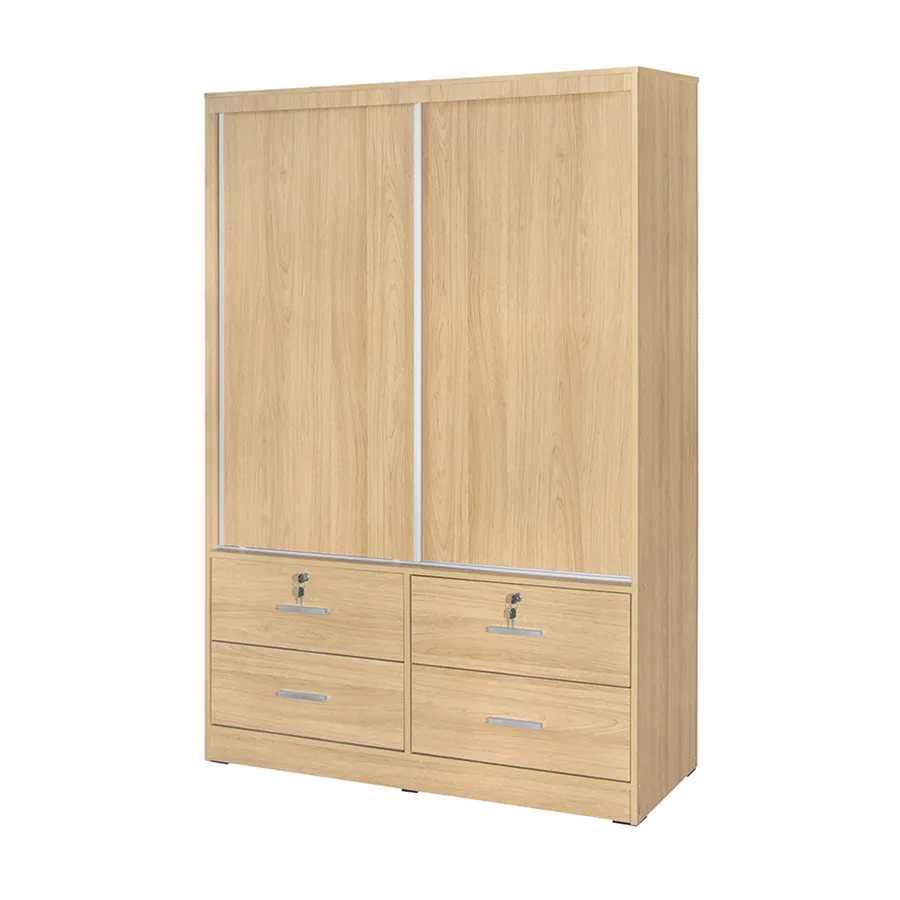 Brendle 120 cm Sliding Wardrobe