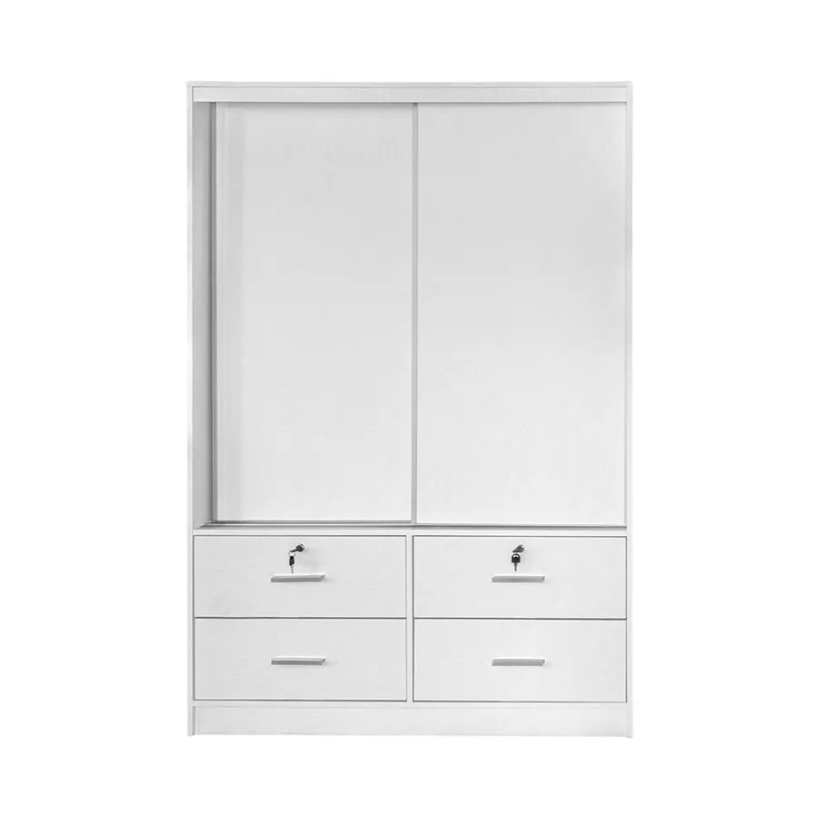 Brendle 120 cm Sliding Wardrobe