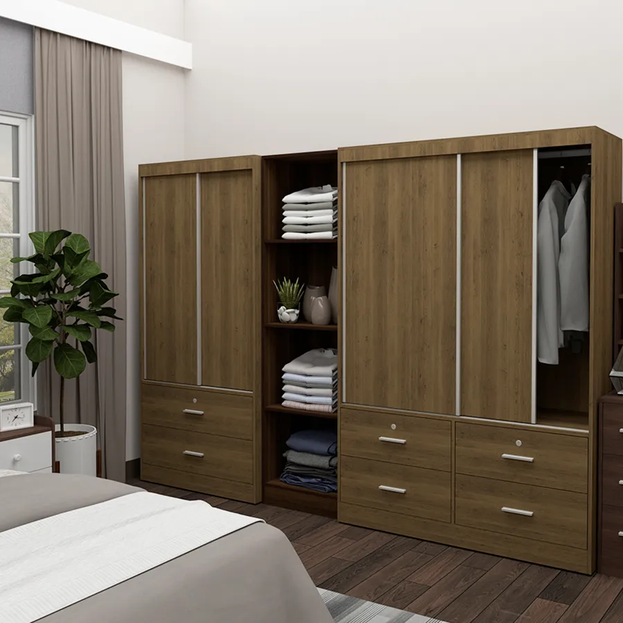 Brendle 120 cm Sliding Wardrobe