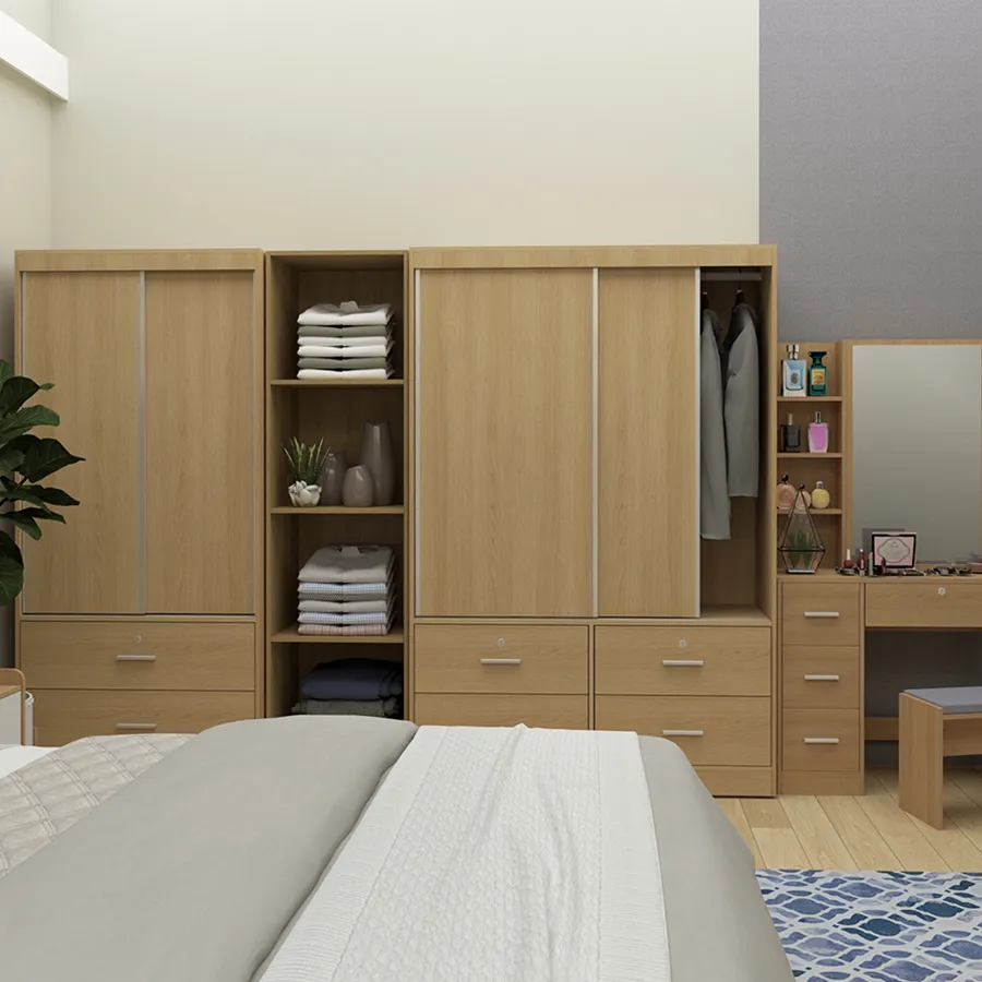 Brendle 120 cm Sliding Wardrobe