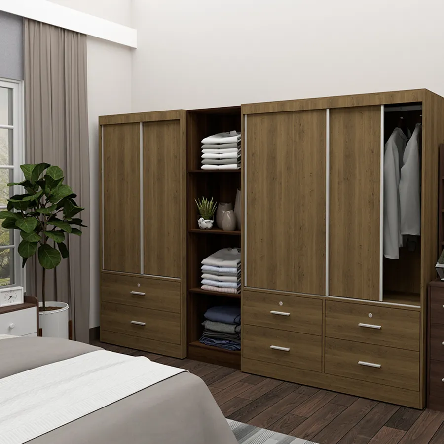 Brendle 80 cm Sliding Wardrobe