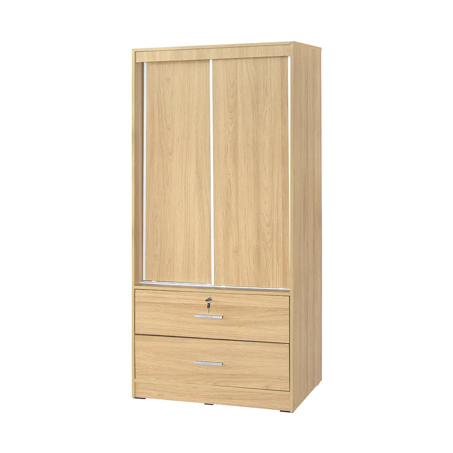 Brendle 80 cm Sliding Wardrobe