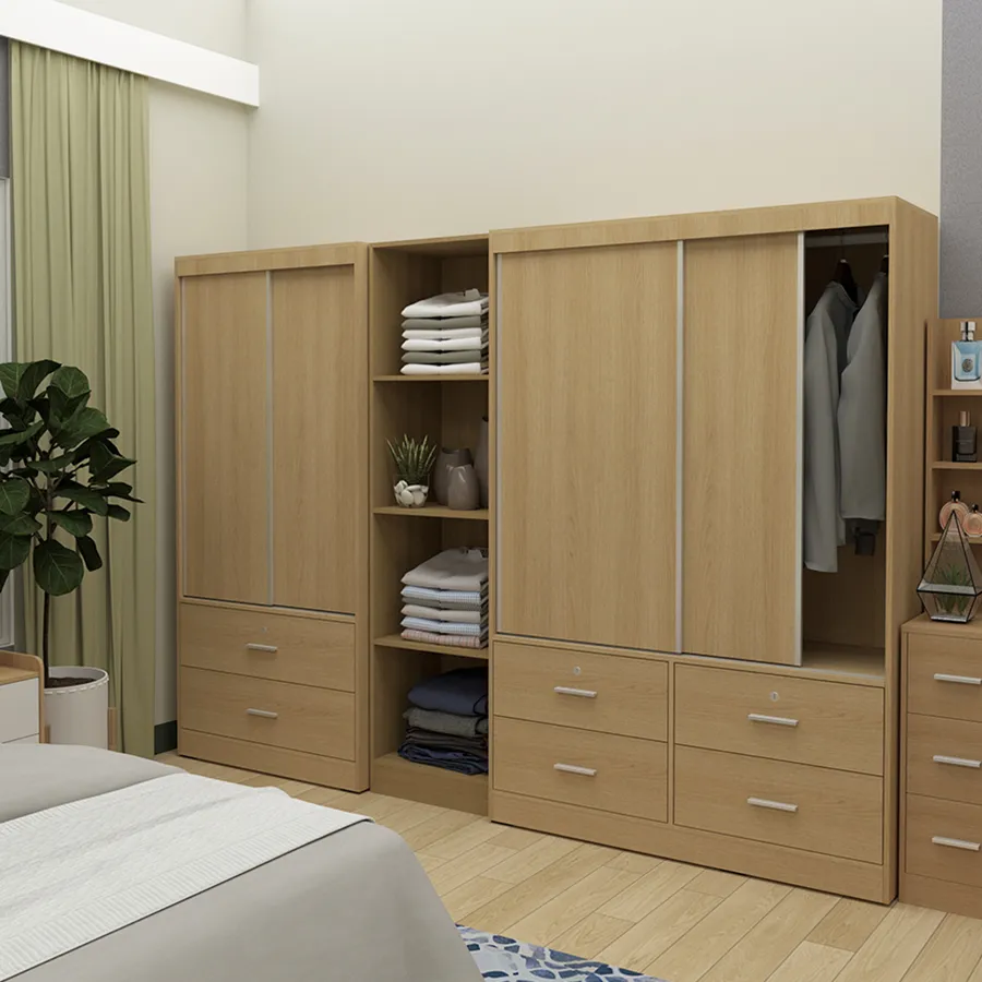 Brendle 80 cm Sliding Wardrobe