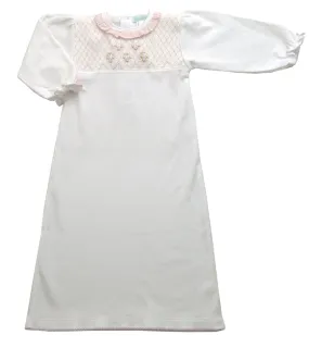 Brielle  Pima cotton Full smocked daygown