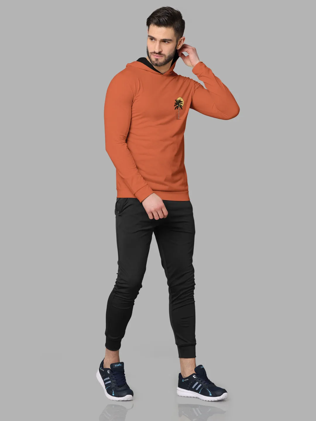 Bullmer Mens Loopknit Hooded T Shirt By Hellcat Pack of 2