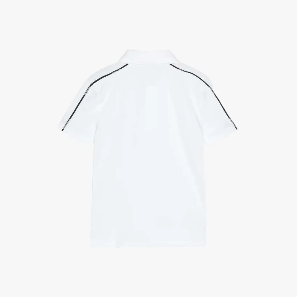 Calvin Klein Kids Logo Piping Golfer White