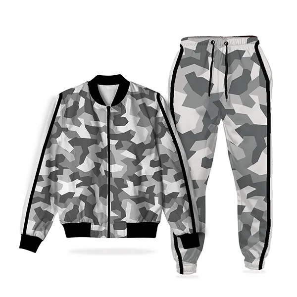 Camo jacket And Jogger Pant Track Suit