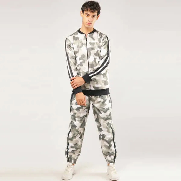 Camo jacket And Jogger Pant Track Suit