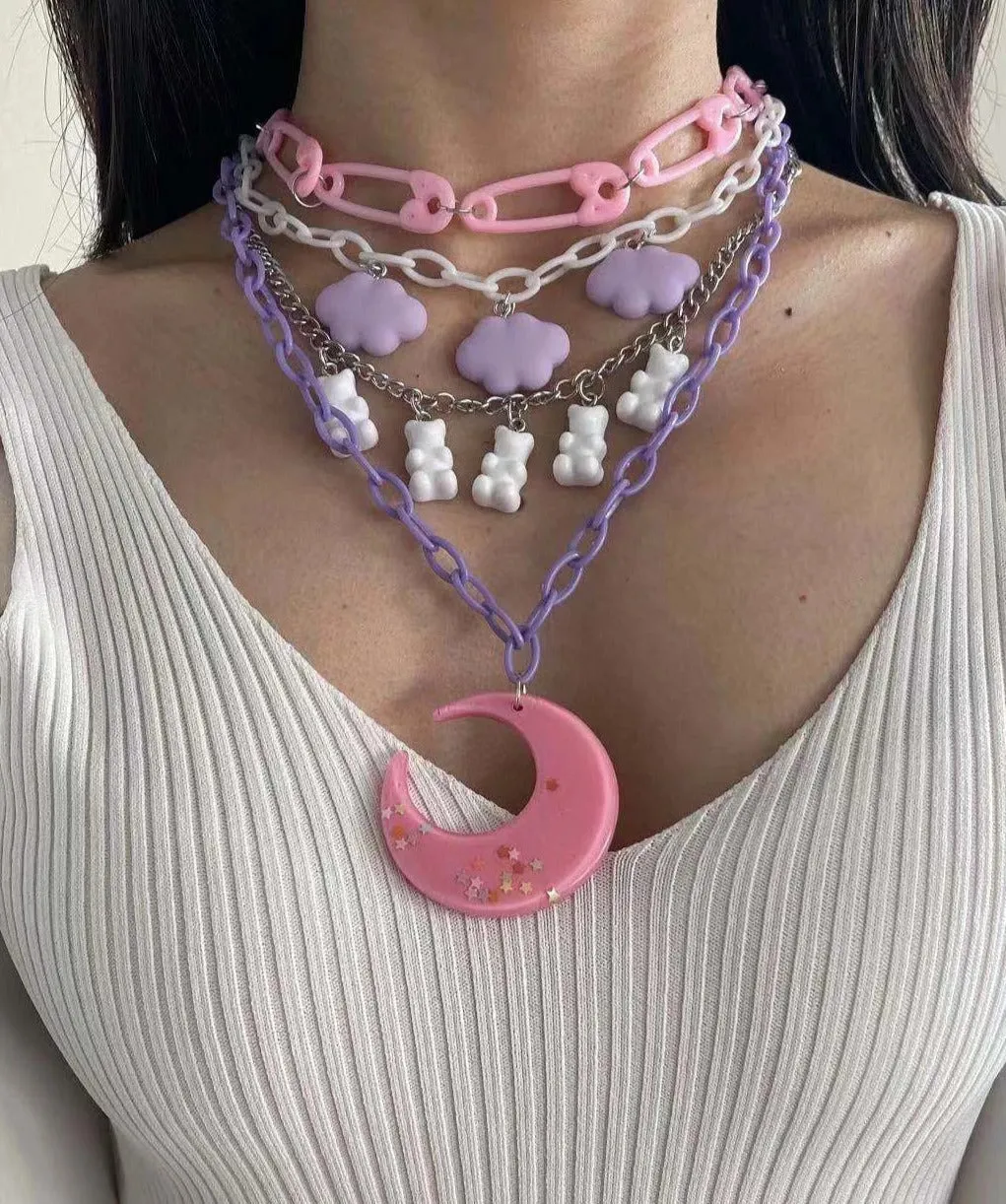 Candy Moon Decora Necklace