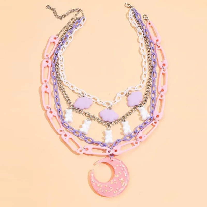 Candy Moon Decora Necklace