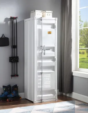 Cargo White Wardrobe (Single Door)