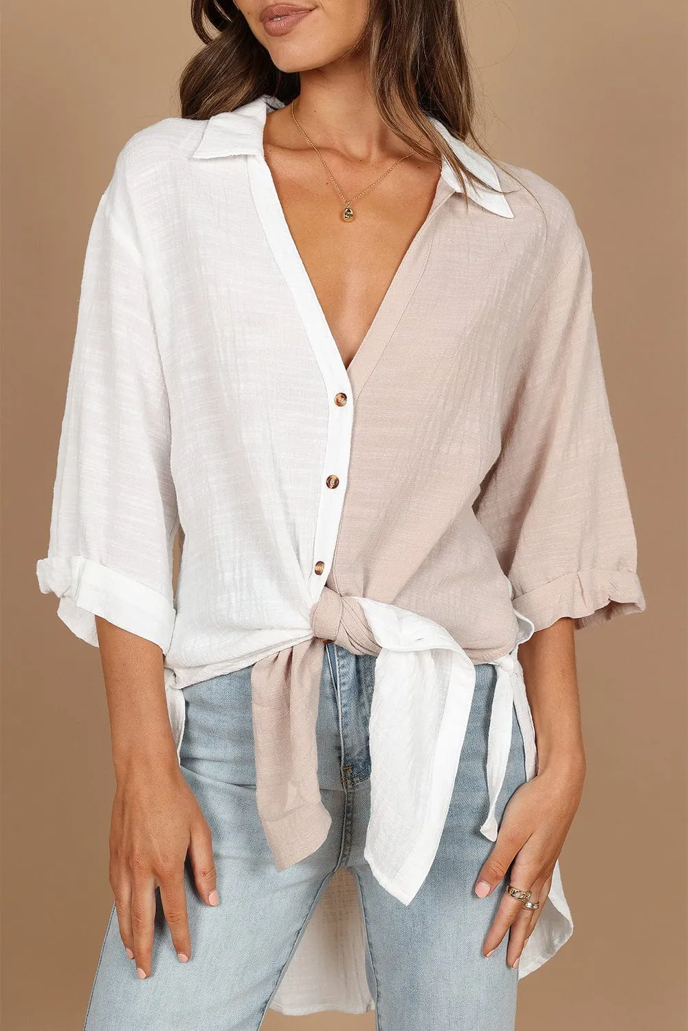 Casual Cotton Linen Shirt