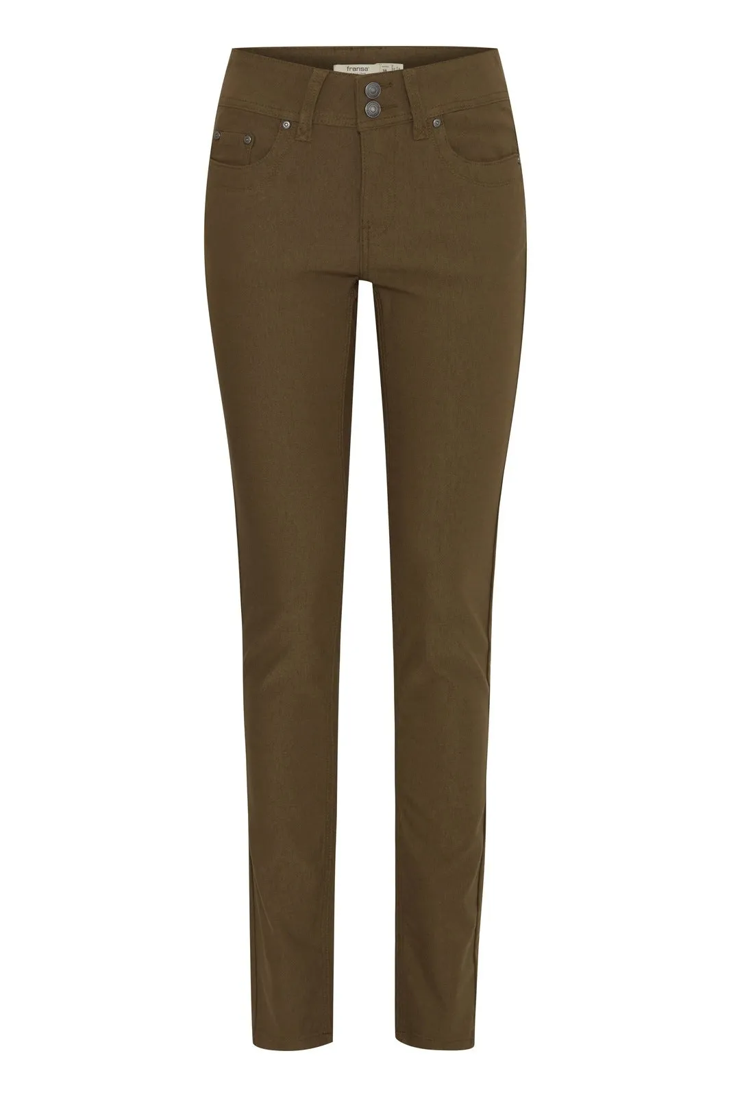 Casual Slim Fit Trousers - Rain Drum