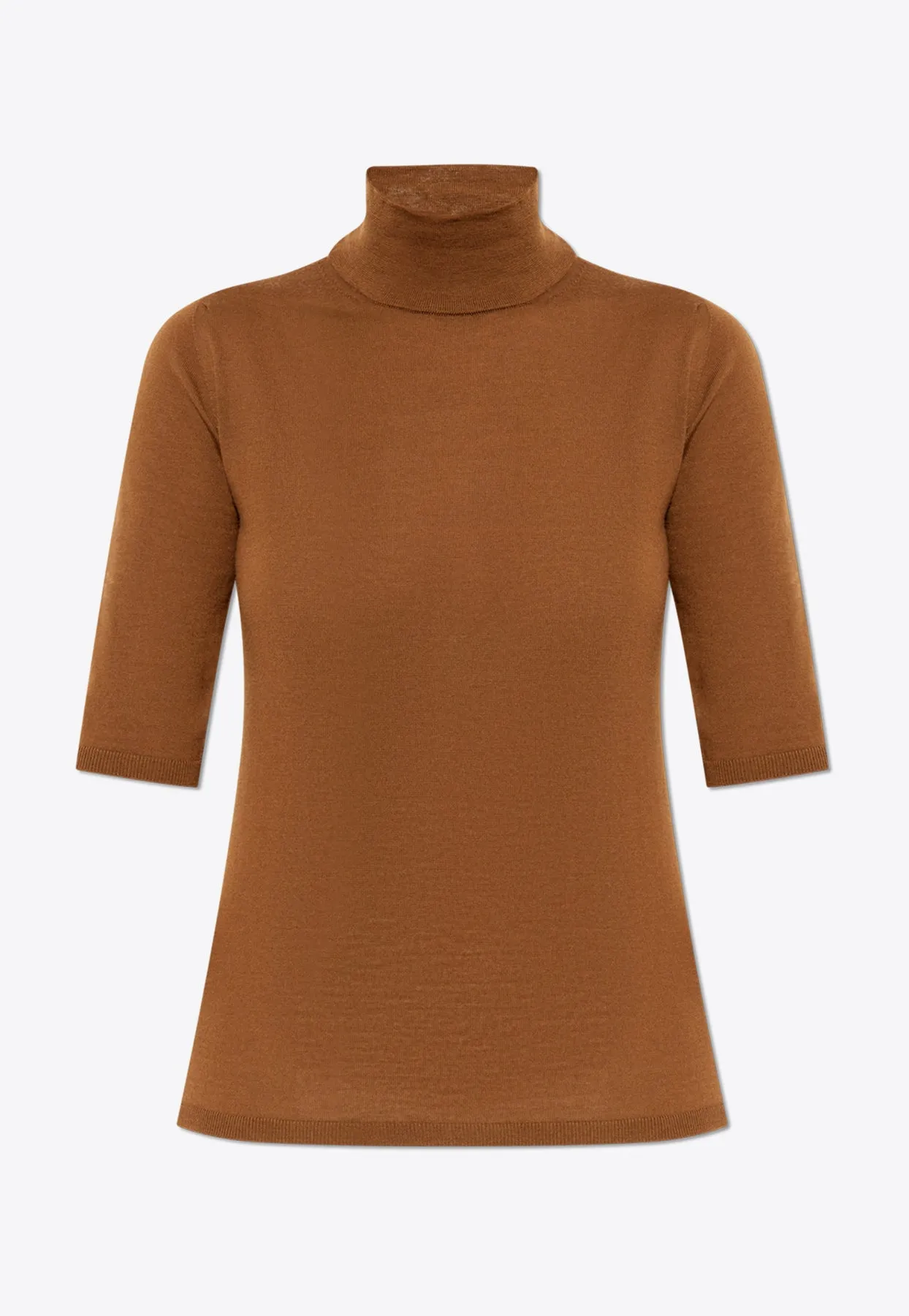 Cecina Wool Knit Turtleneck Sweater