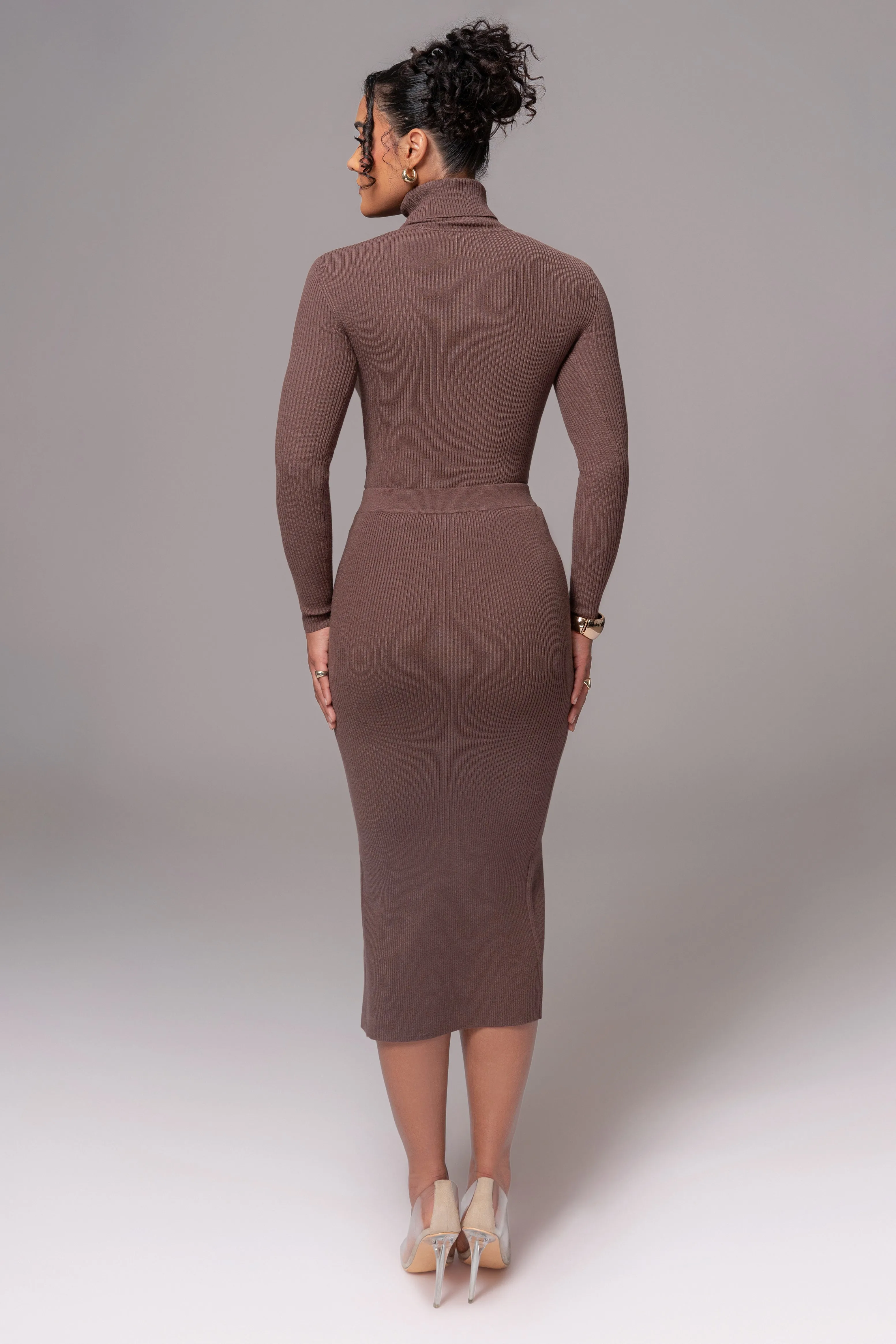 Chocolate Cardinal Essential Knit Skirt