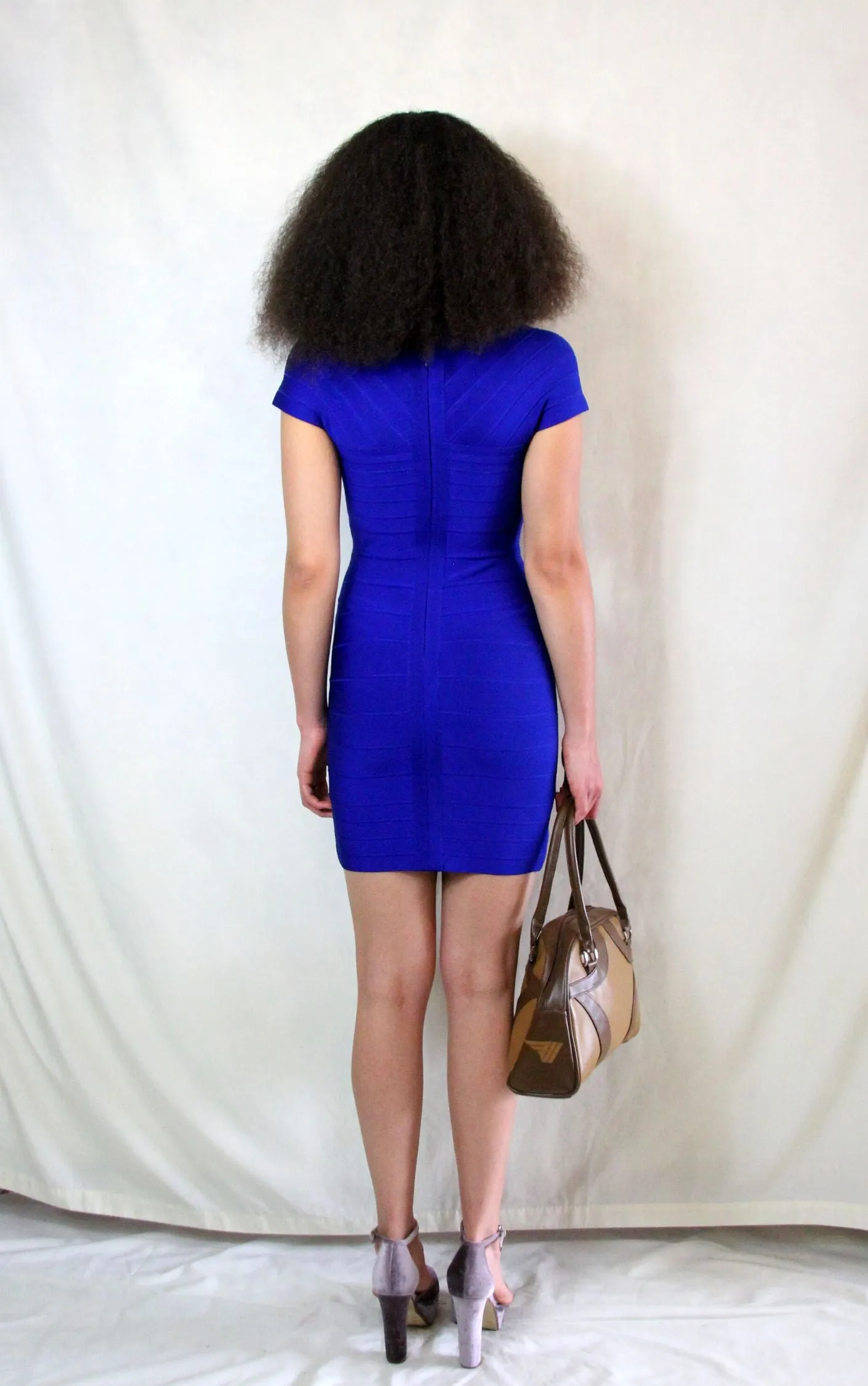 Cobalt Y2K Blue Bandage Dress