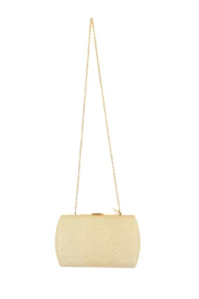 Colette Gold Glitter Clutch