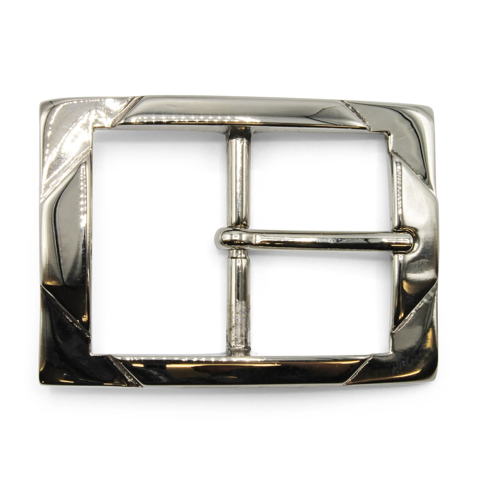 Complete Prong Raised Rhombus Centre Buckle 40mm