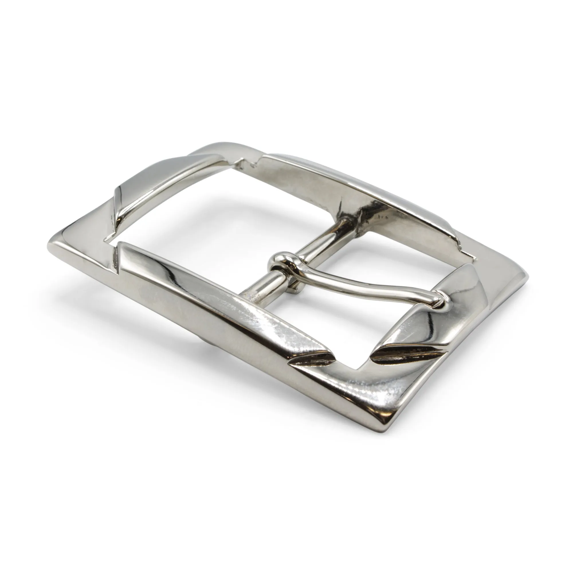 Complete Prong Raised Rhombus Centre Buckle 40mm