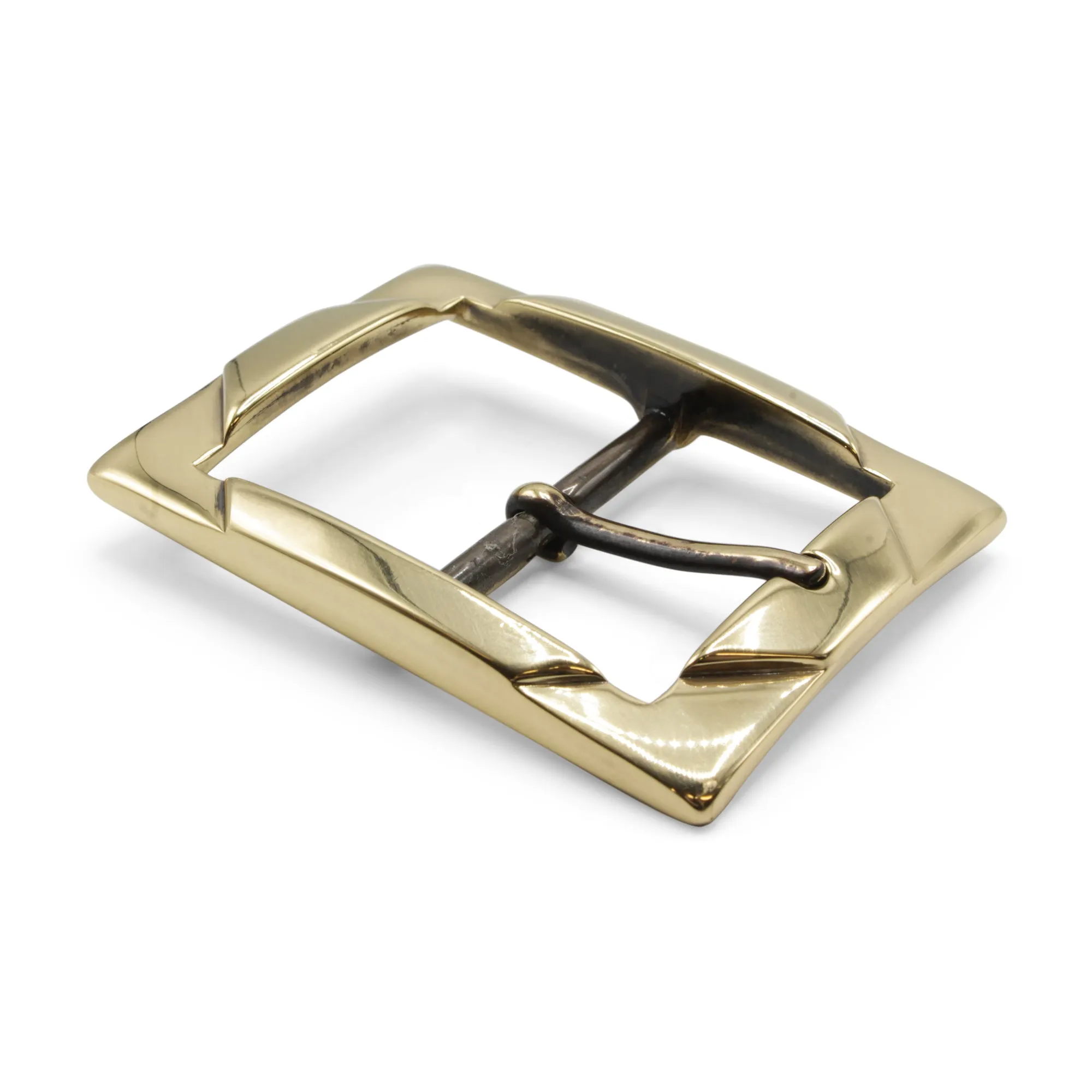 Complete Prong Raised Rhombus Centre Buckle 40mm