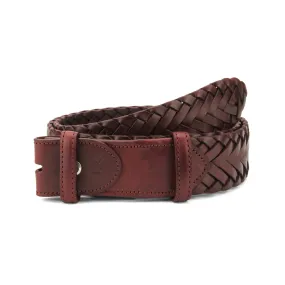 Connery Handwoven Leather Belt Strap