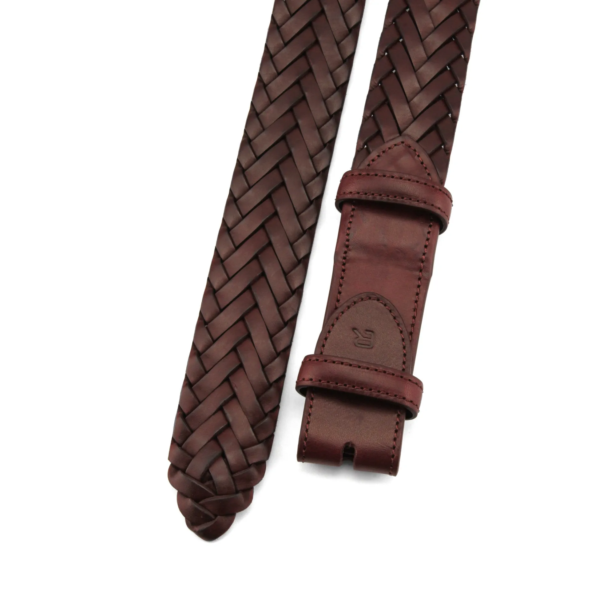 Connery Handwoven Leather Belt Strap