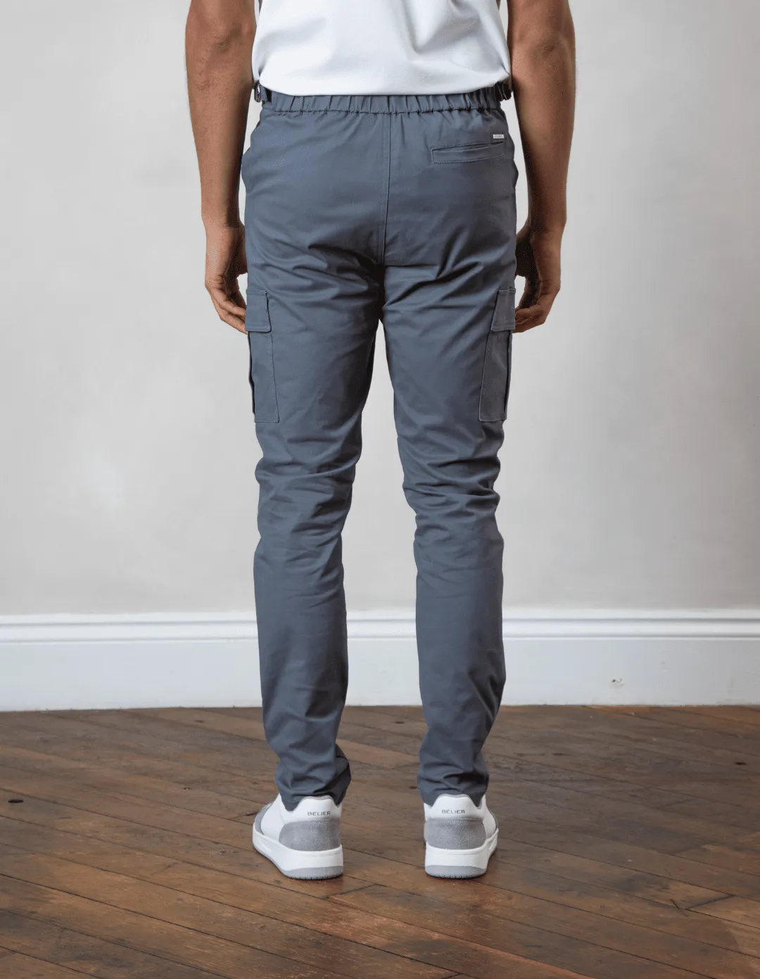 Cotton Cargo Pant Slate Grey