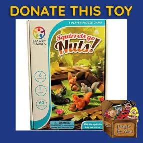 DONATE THIS TOY - Pirate Toy Fund - Squirrels Go Nuts! Puzzle Game