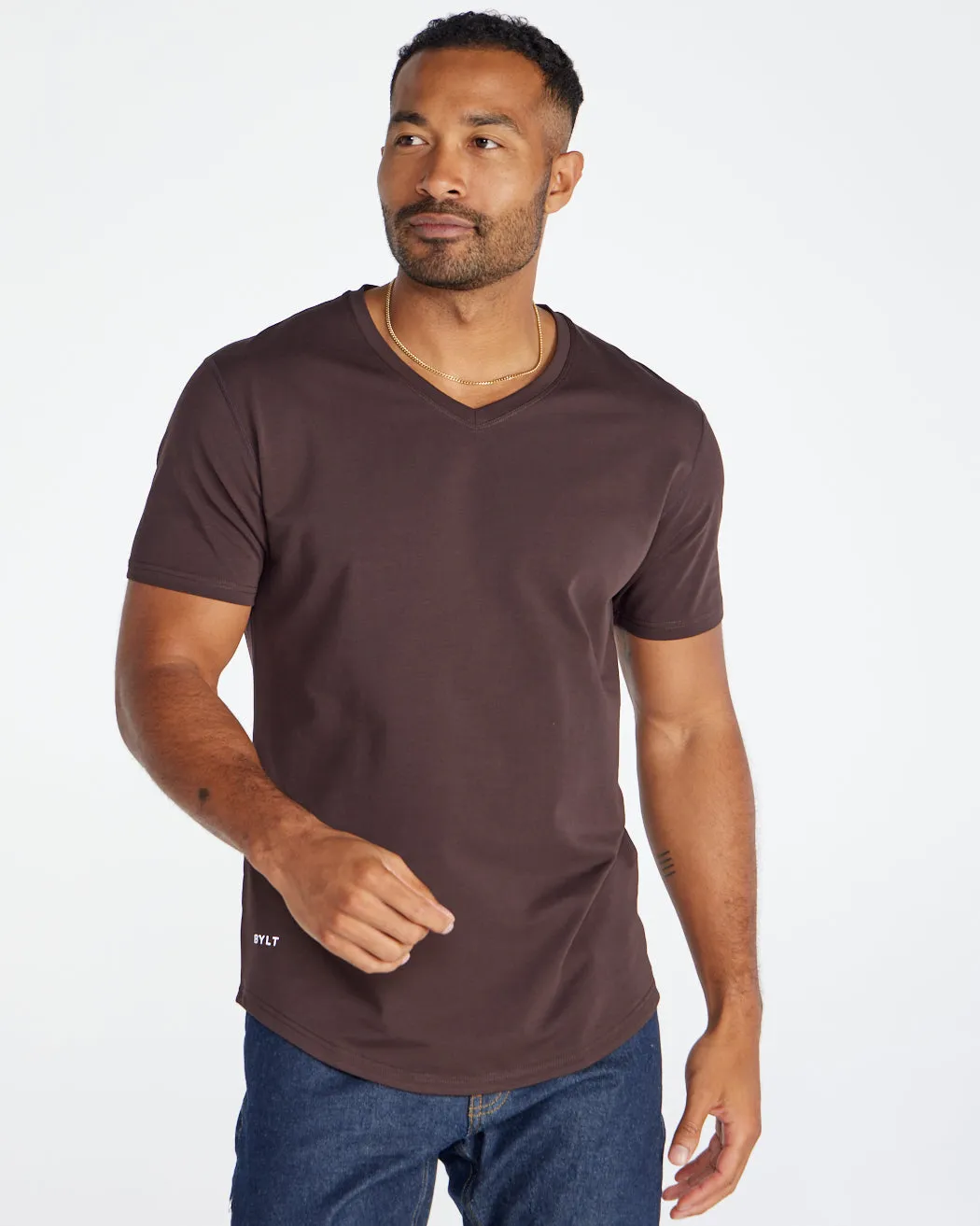 Drop-Cut V-Neck: LUX <!-- Size XXL -->