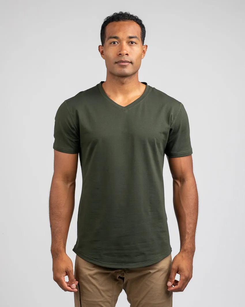 Drop-Cut V-Neck: LUX <!-- Size XXL -->