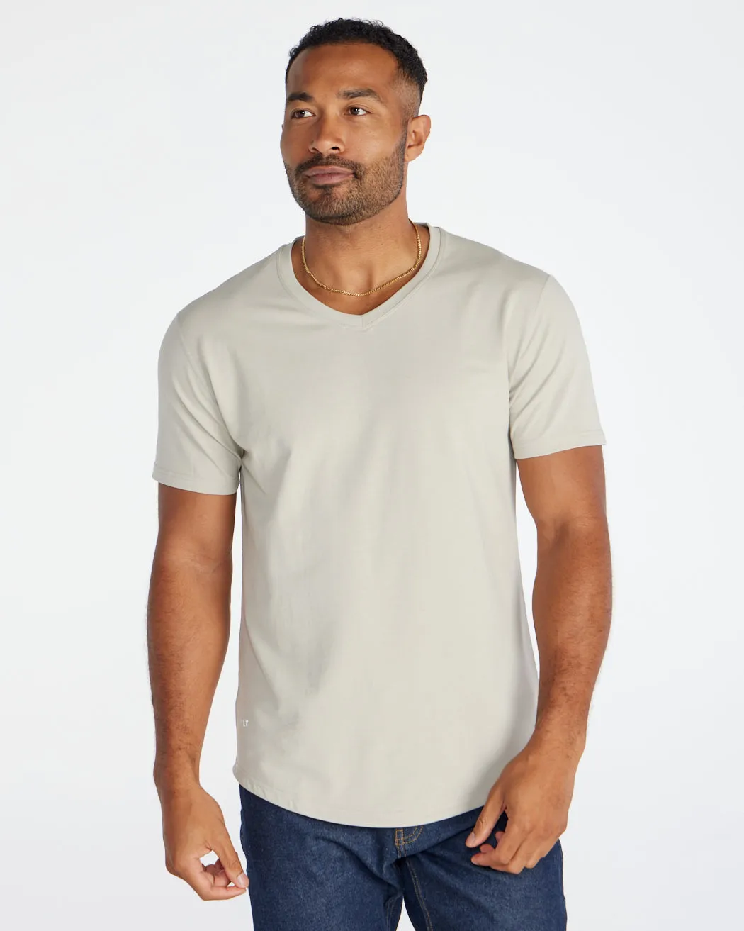 Drop-Cut V-Neck: LUX <!-- Size XXL -->