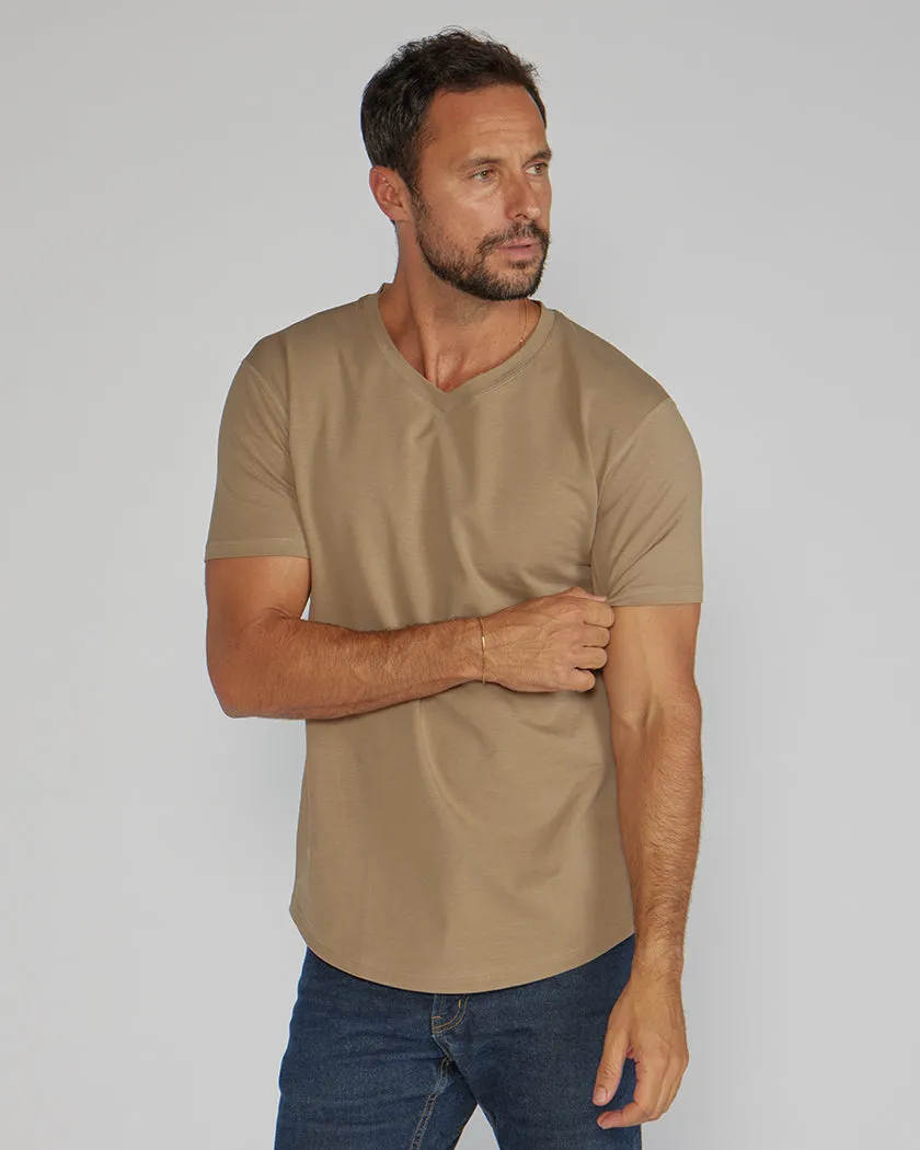 Drop-Cut V-Neck: LUX <!-- Size XXL -->