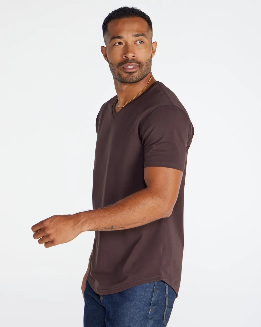 Drop-Cut V-Neck: LUX <!-- Size XXL -->