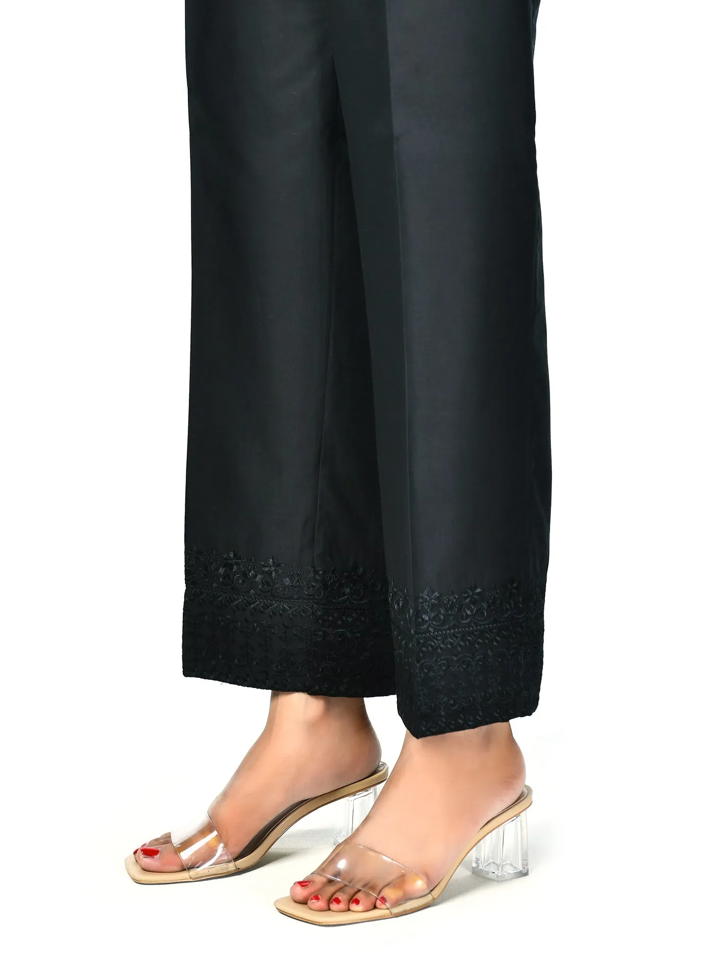 Embroidered Cambric Pant