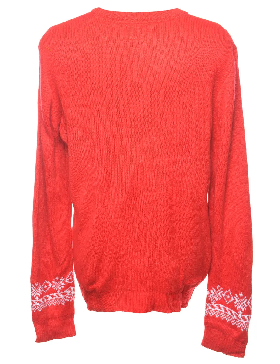 Festive Christmas Jumper - XL