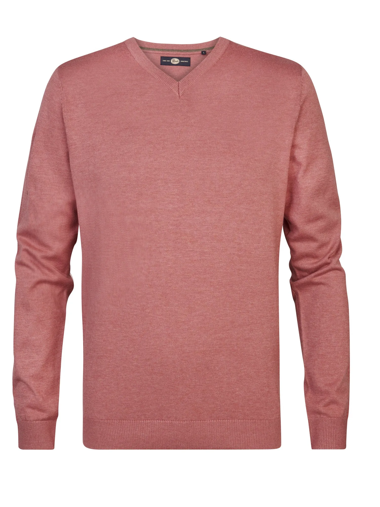 Fine-knit V-neck Sweater Atka