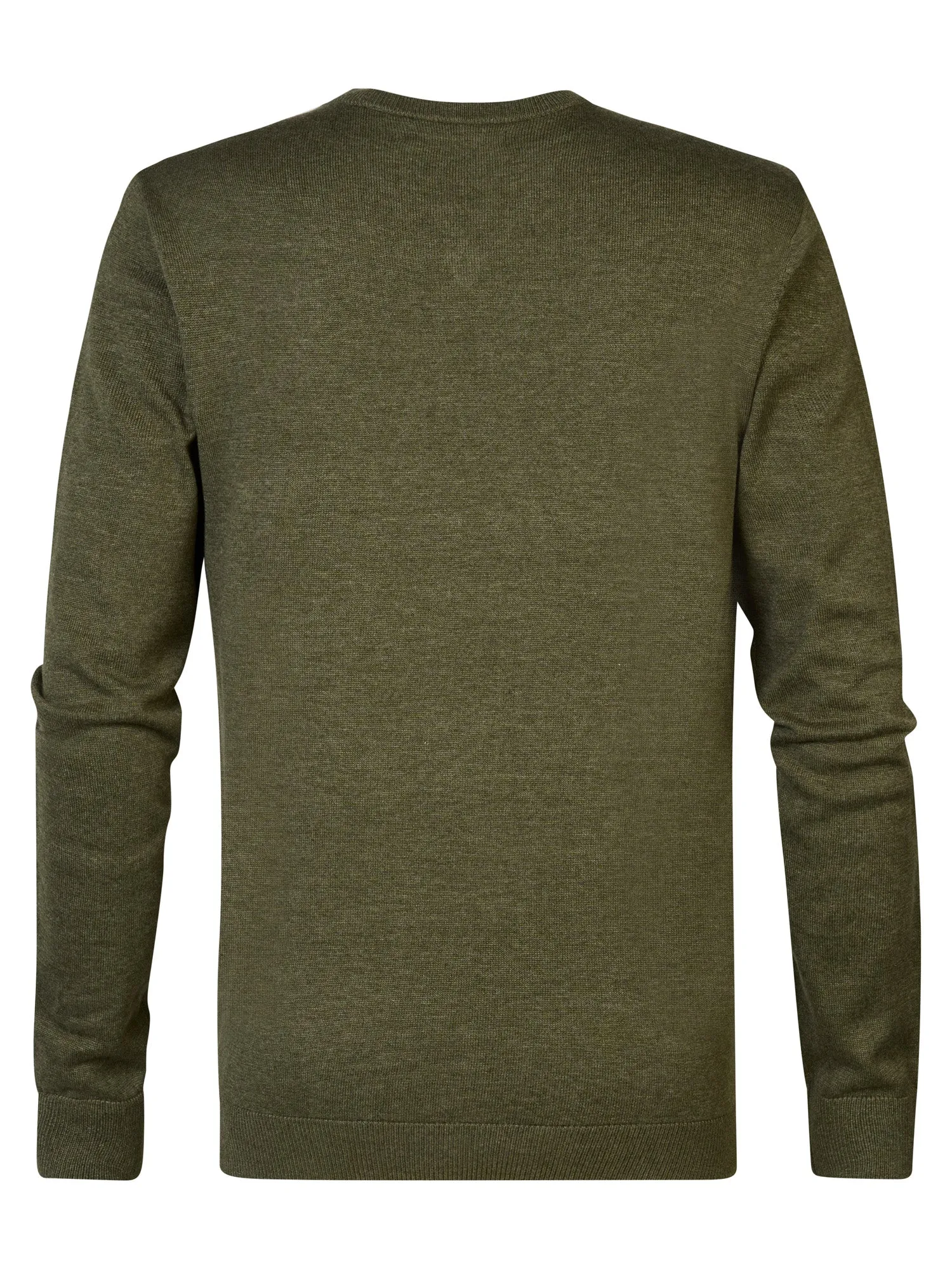 Fine-knit V-neck Sweater Atka