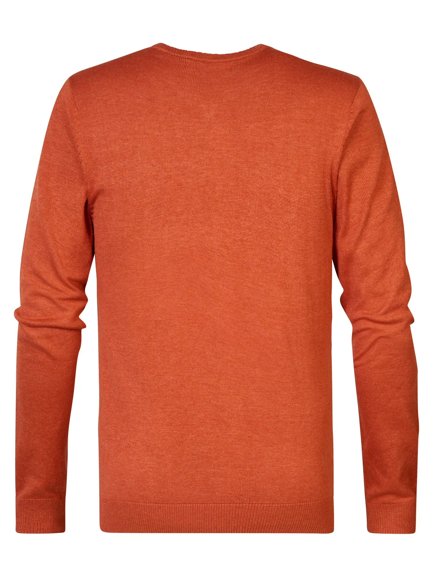 Fine-knit V-neck Sweater Atka