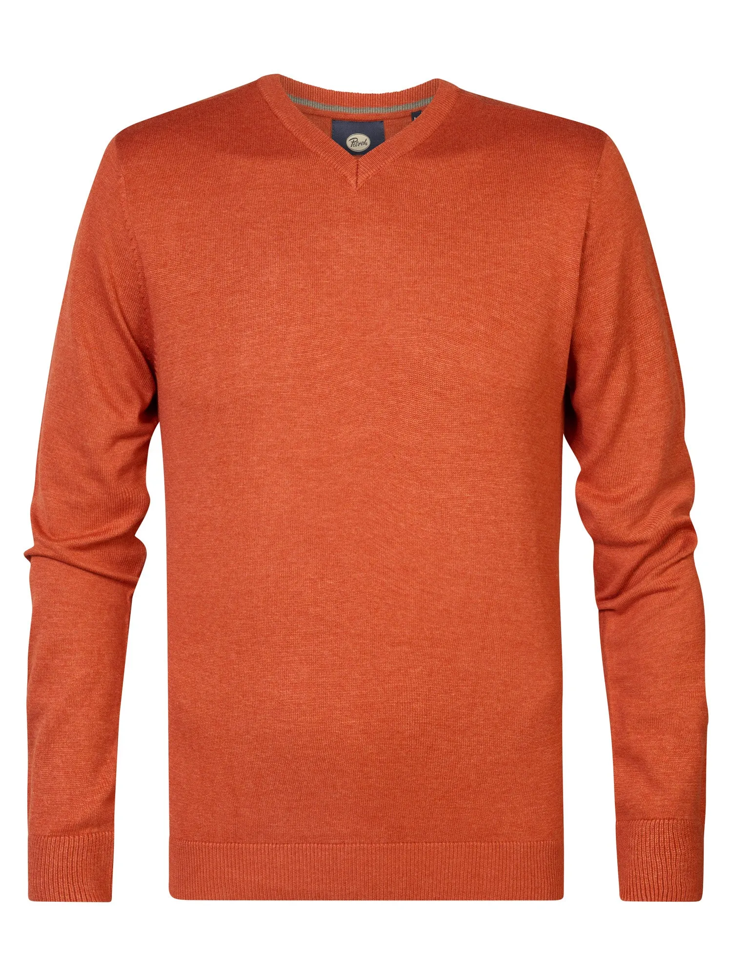 Fine-knit V-neck Sweater Atka