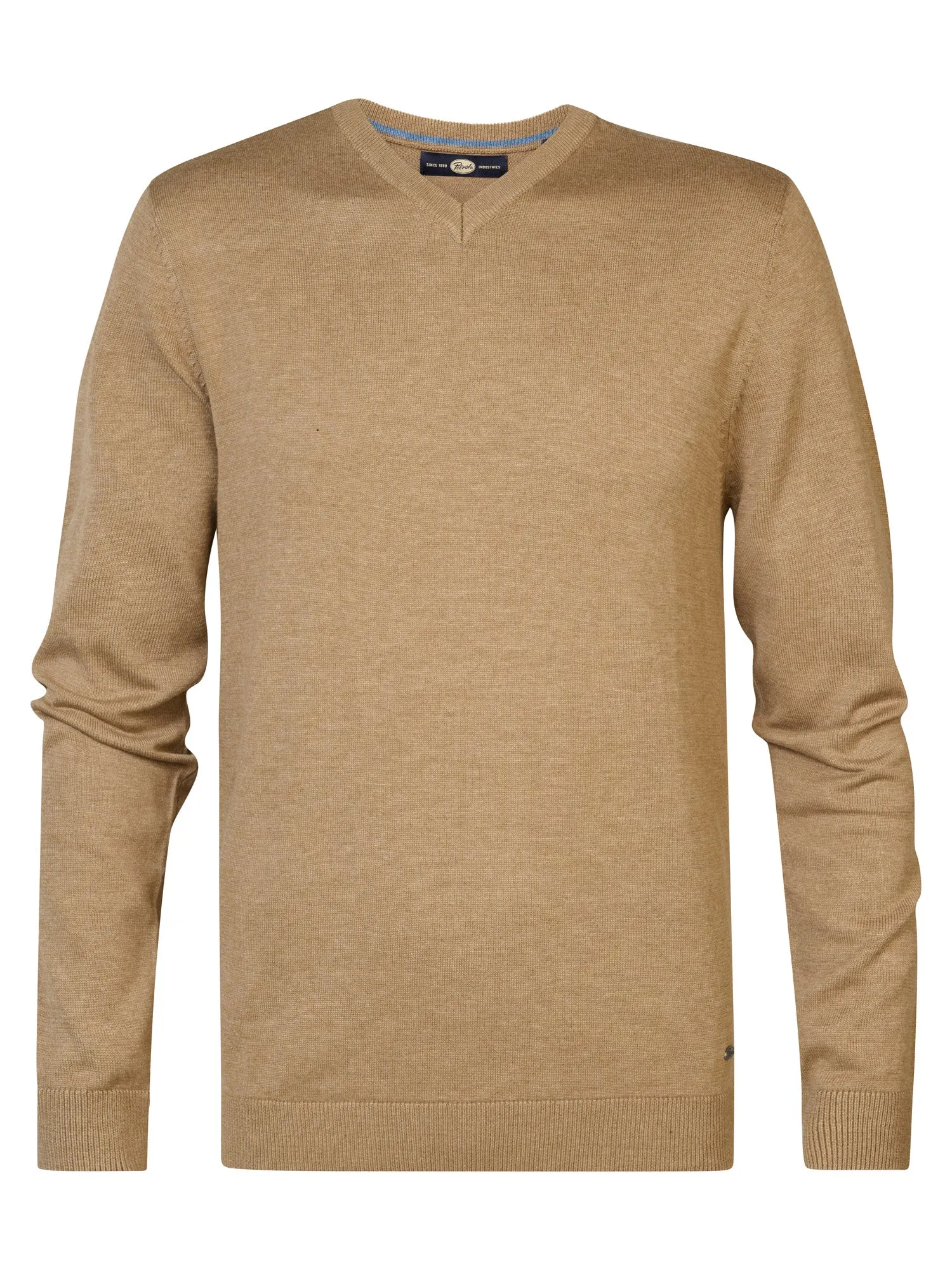 Fine-knit V-neck Sweater Atka