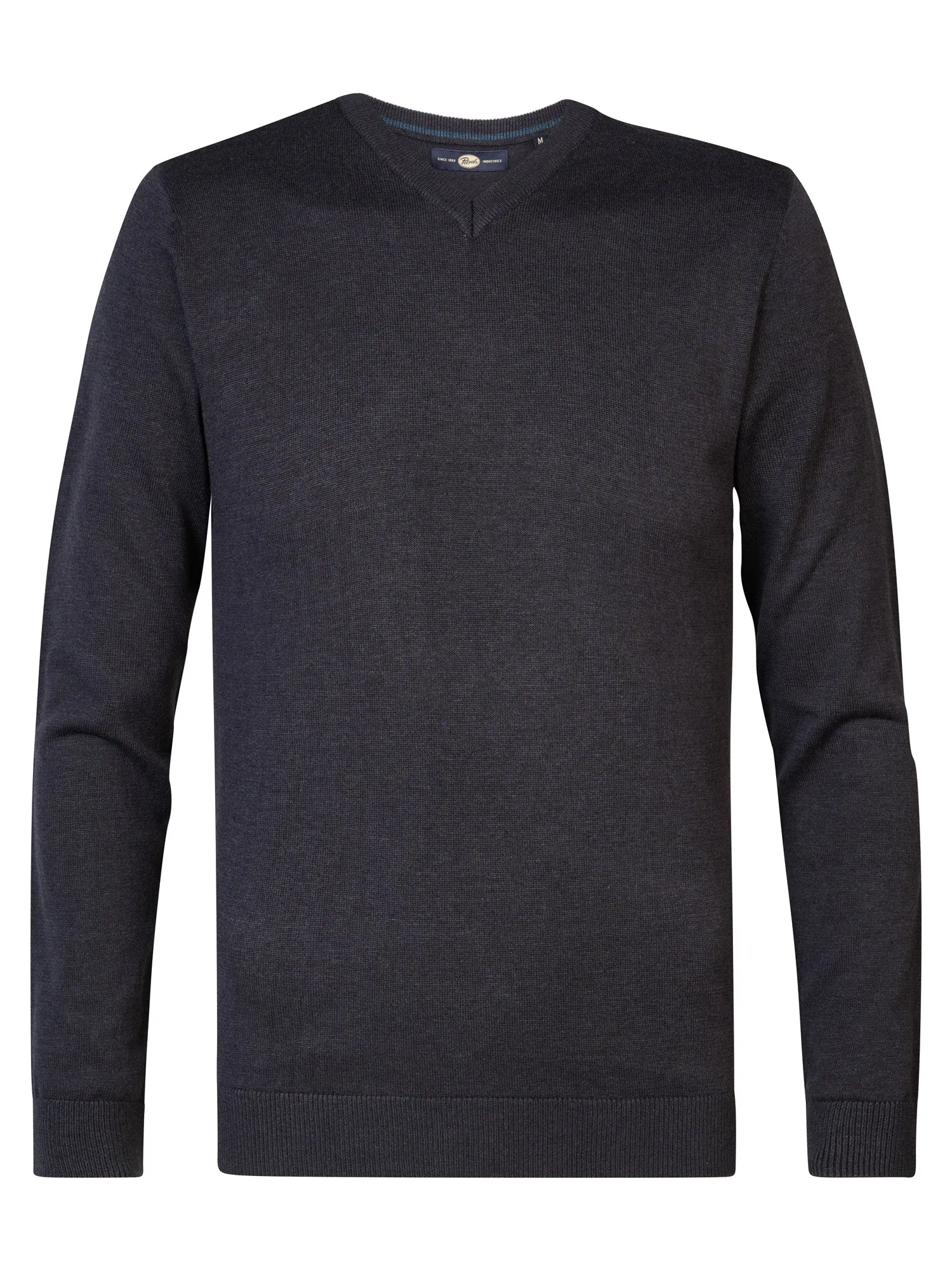 Fine-knit V-neck Sweater Atka