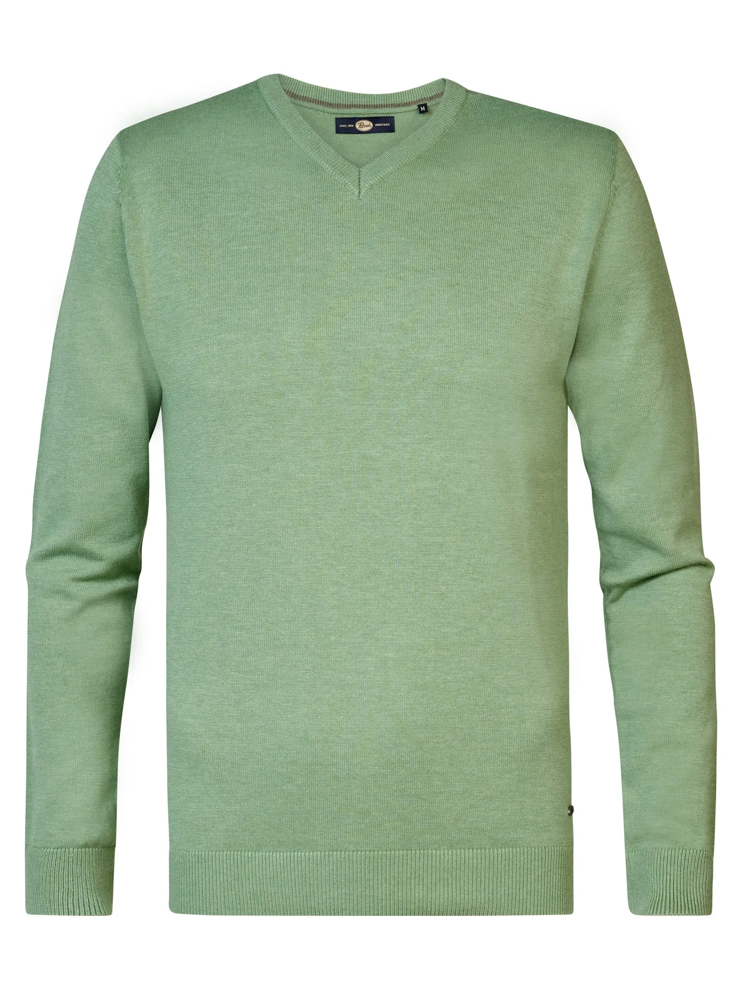 Fine-knit V-neck Sweater Atka