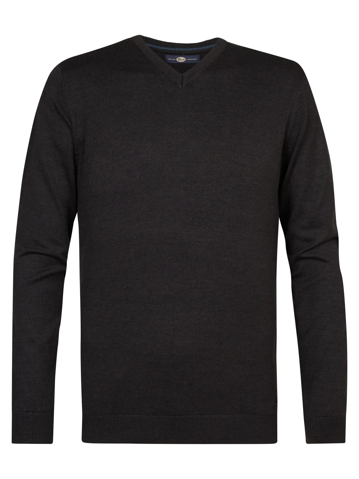 Fine-knit V-neck Sweater Atka