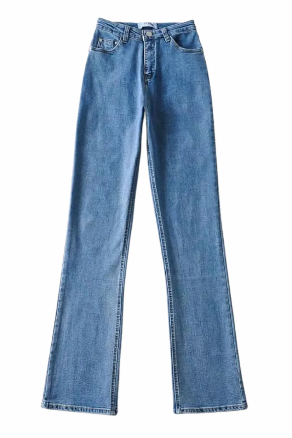 'Gabriella' High Waist Denim Trousers (3 Colors)