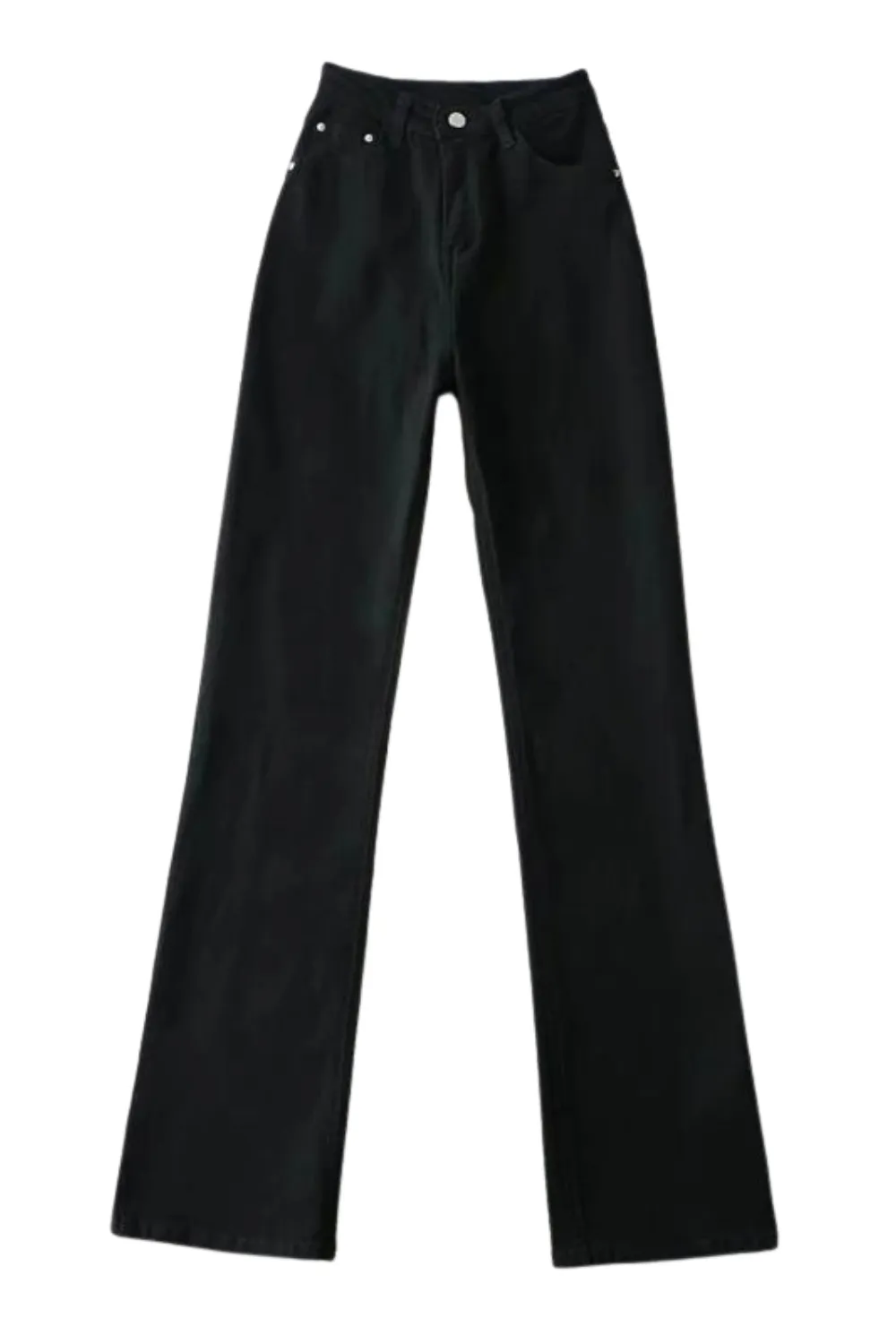 'Gabriella' High Waist Denim Trousers (3 Colors)