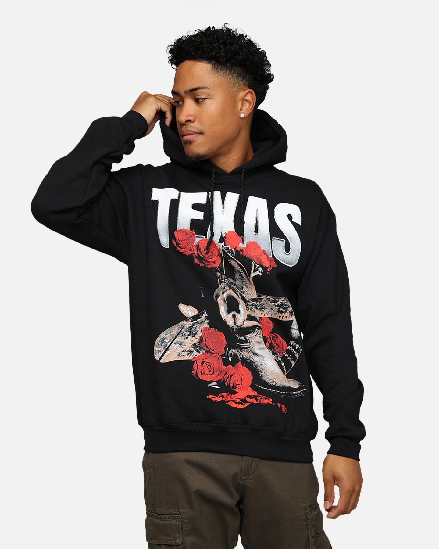 Goat Crew Texas Vintage Hoodie Black