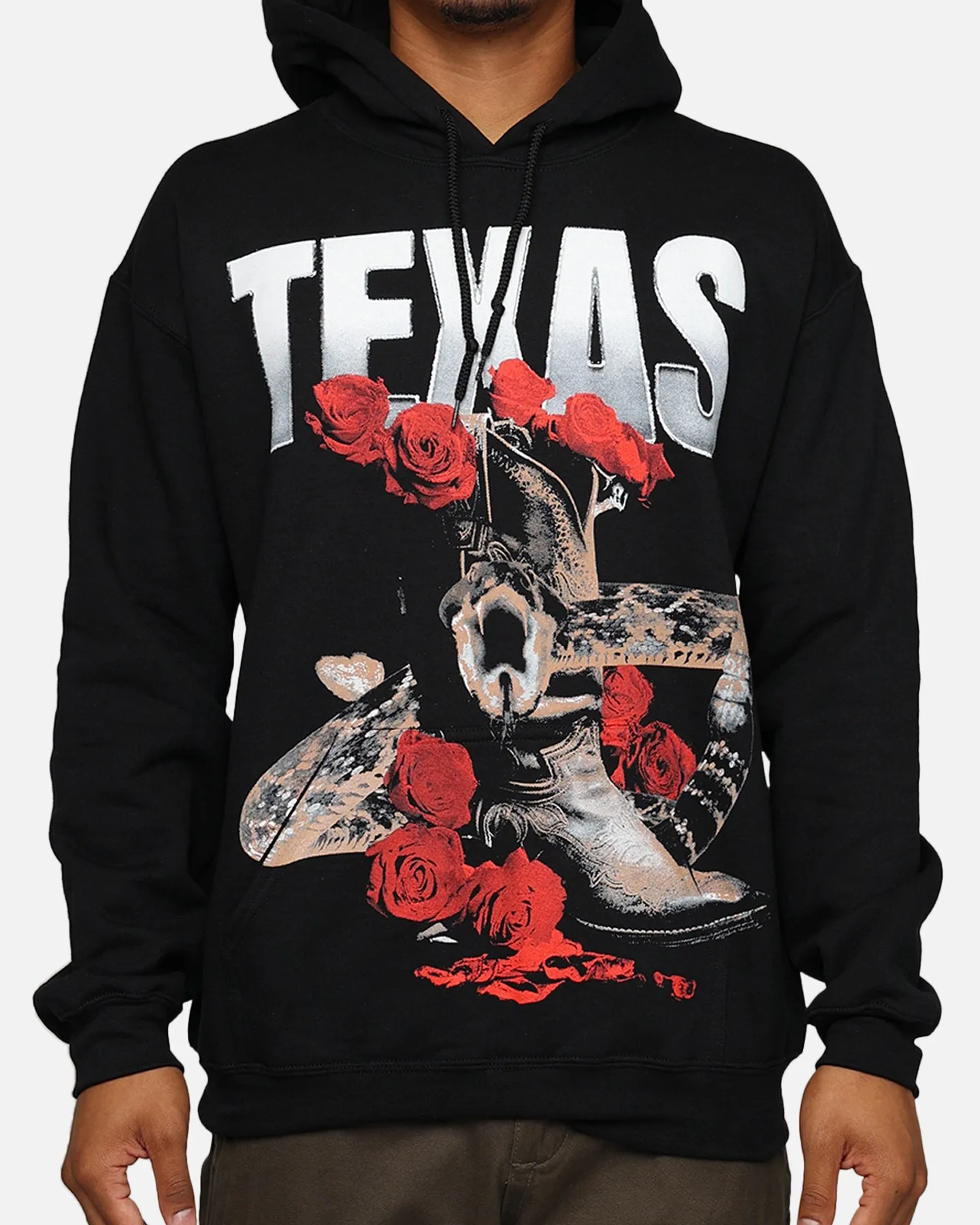 Goat Crew Texas Vintage Hoodie Black